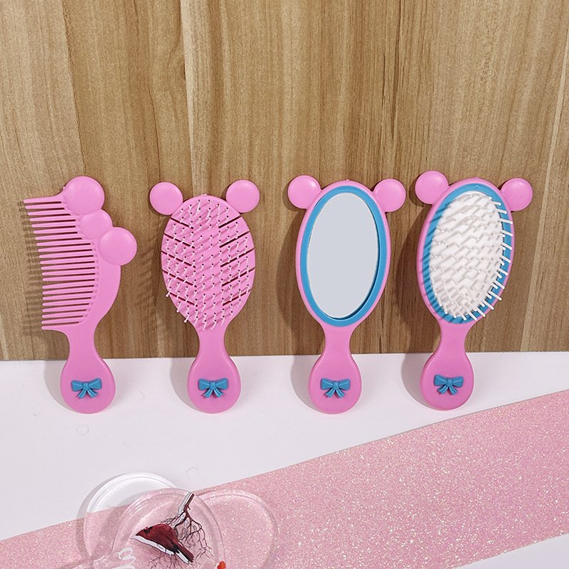 Cute Simple Style Bow Knot Plastic Hair Comb 1 Piece display picture 1