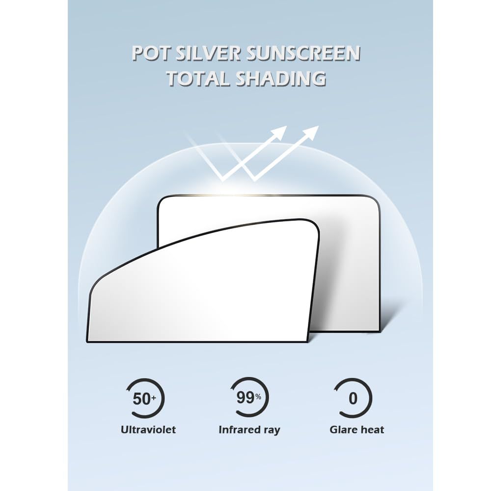 Universal Interior Diamond Pattern Car Sunshade Magnetic Rear Child Sun Protection Heat Insulation Sunshade Car Sunshade