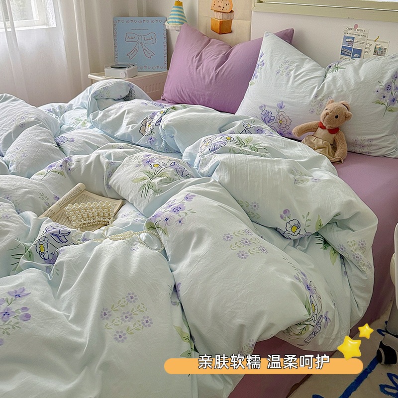 미나 [워시드 코튼은 부드럽고 왁시해서 알몸으로 잘 수 있어요]