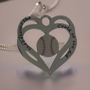 Basketball football necklace stainless steel, wholesale