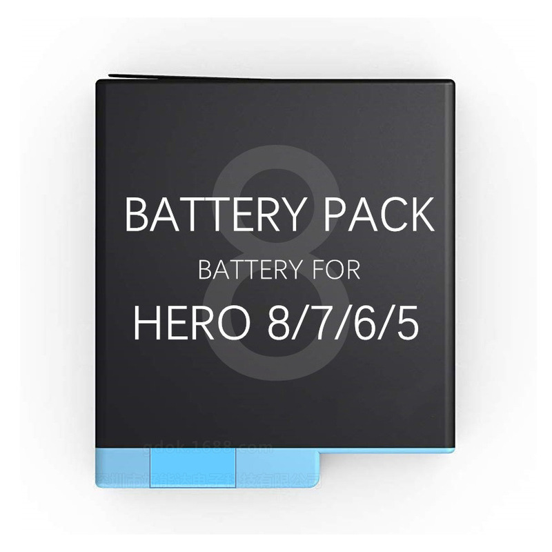 For GoPro HERO8/7/6/5 sports digital camera battery AHDBT-801 full decoding compatible accessories