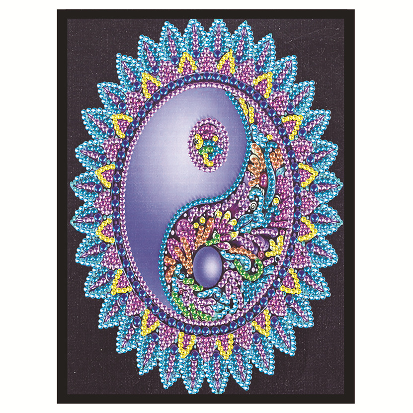 Transfronterizos nuevos dibujos de diamantes DIY hechos a mano unicornio dibujo de diamantes cuaderno dibujo de diamantes llenos de pintura de diamantes