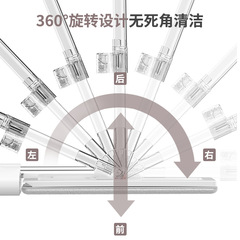 Hand-free Washable Tablet Mop, Household Rotating Floor Cleaning Gadget, Dry and Wet Dual-use Lazy Water Absorbing Replacement Mop, General Merchandise