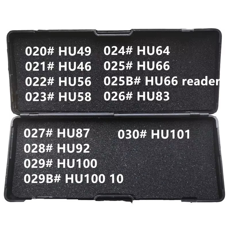 Herramienta 2 en 1 para Cerraduras de Automóvil HU66/HU100/NSN14/TOY43AT/HON66/HU100R Acero Inoxidable Multifuncional