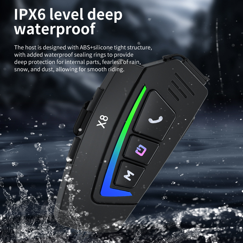 Casco de motocicleta auriculares bluetooth inalámbricos montar fuera del casco auriculares estéreo