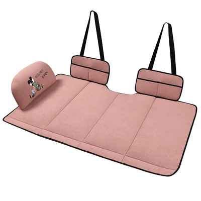 Vehicle-mounted inflatable bed — rear sleeping mat foldable bed