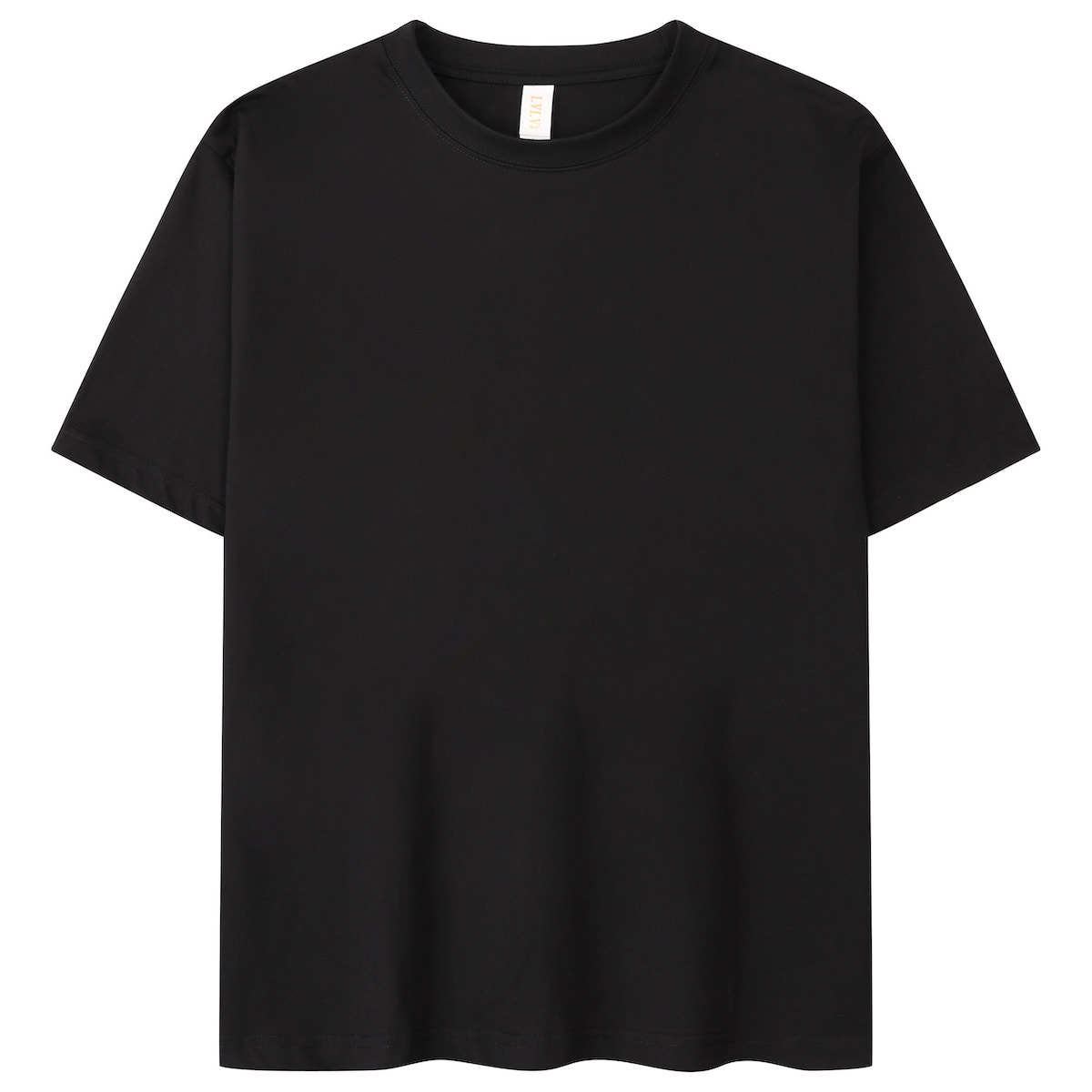 Ropa de hombre LVLV | Transmisión en vivo de comercio electrónico transfronterizo algodón fresco de manga corta camiseta hombres y mujeres de color sólido pareja T-imagen de impresión