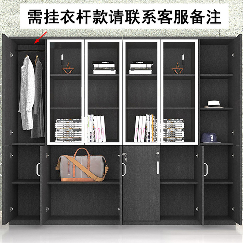 Archivador de madera para oficina con envío gratis del fabricante, gabinete de almacenamiento de información, estantería con partición y cerradura.
