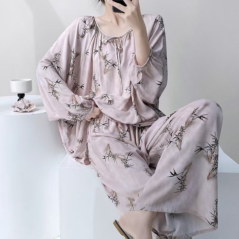 MZS2708 대형슈트+머리끈-핑크대나무