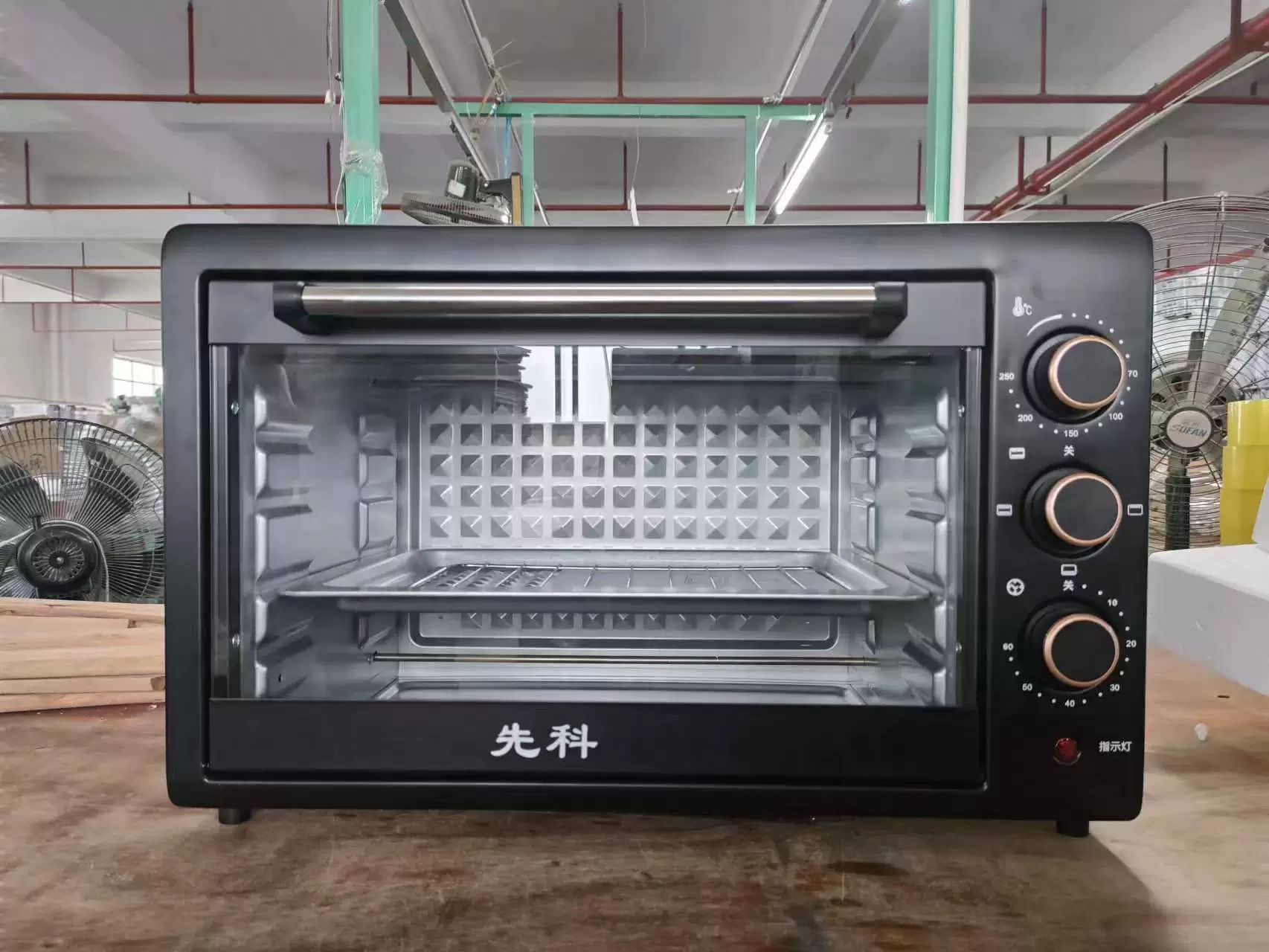 Электрическая настольная духовка 110V/220V для дома, мини-печь 22 л для запекания и жарки, мини-духовка