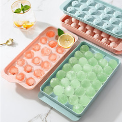 2021 New Model Cover Creative DIY Ice Cube Tray Household Sphere Diamond Ice Mold Ice Tray Refrigerator Ice Ball