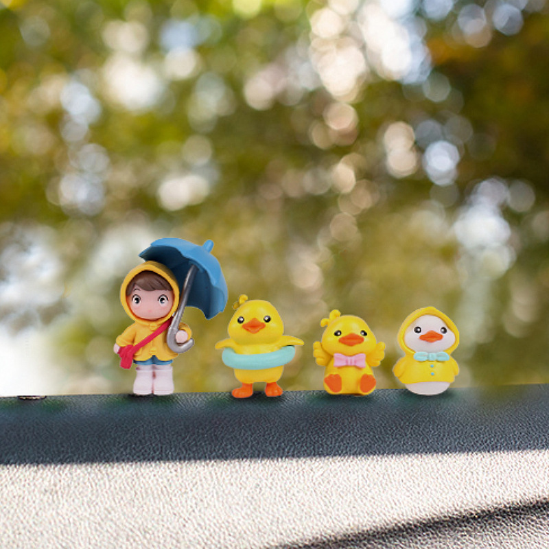Nuevas muñecas de chicas paraguas lindas muñecas de dibujos animados muñecas de chicas muñecas pequeñas decoraciones de pastel decoraciones de escritorio para automóviles