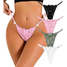B 63953 Sexy Lace Thong Panty ��˿ ����ѷ�羳ŷ��