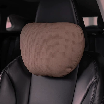 Cushion Punching Imported, Headrest - nappa-leather-brown-headrest