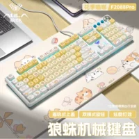Laptop, mechanical game console, gaming keyboard, gradient