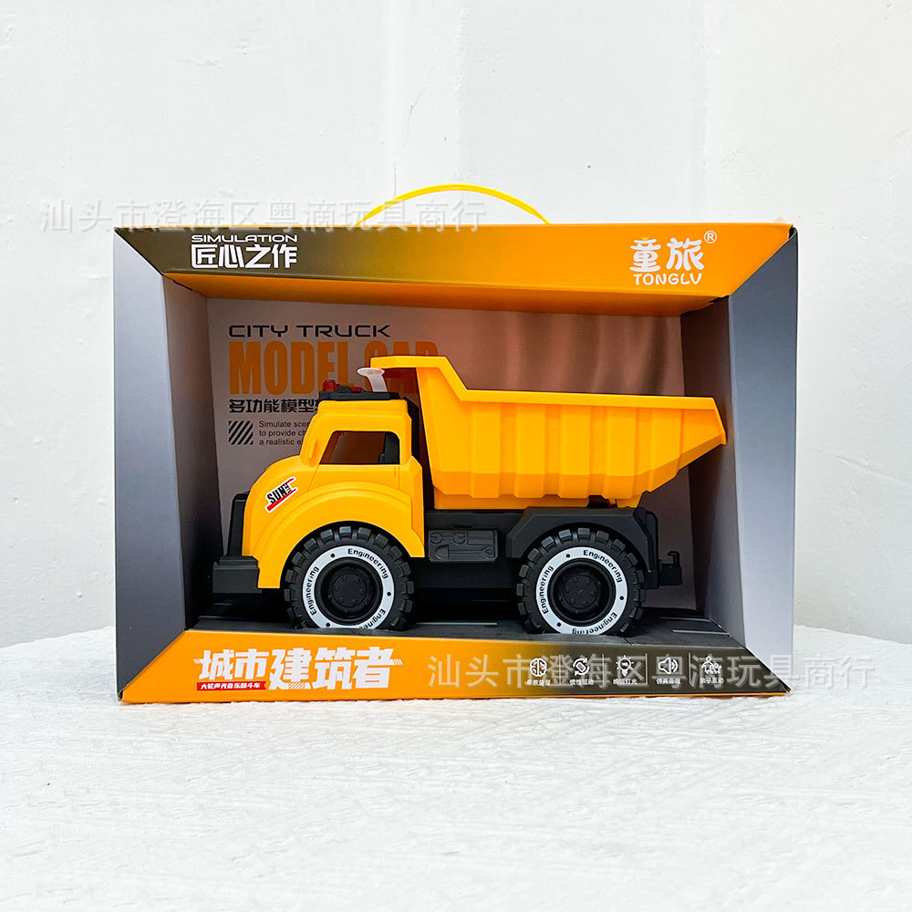 Juegos de videojuegos City Toy Dumper Car Contará historias Modelo de coche de ingeniería Juguetes de niños Puntos de Regalo de Renovación