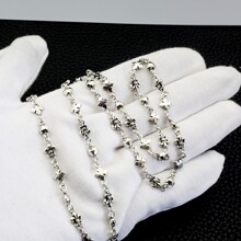 欧美潮牌 童军花船锚 爱心 四叶草 拼接复古时尚项链高级情侣饰品