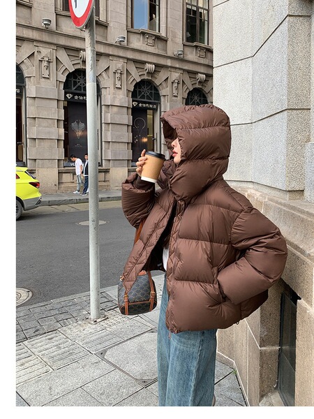 winter fashionable design down jacket with down