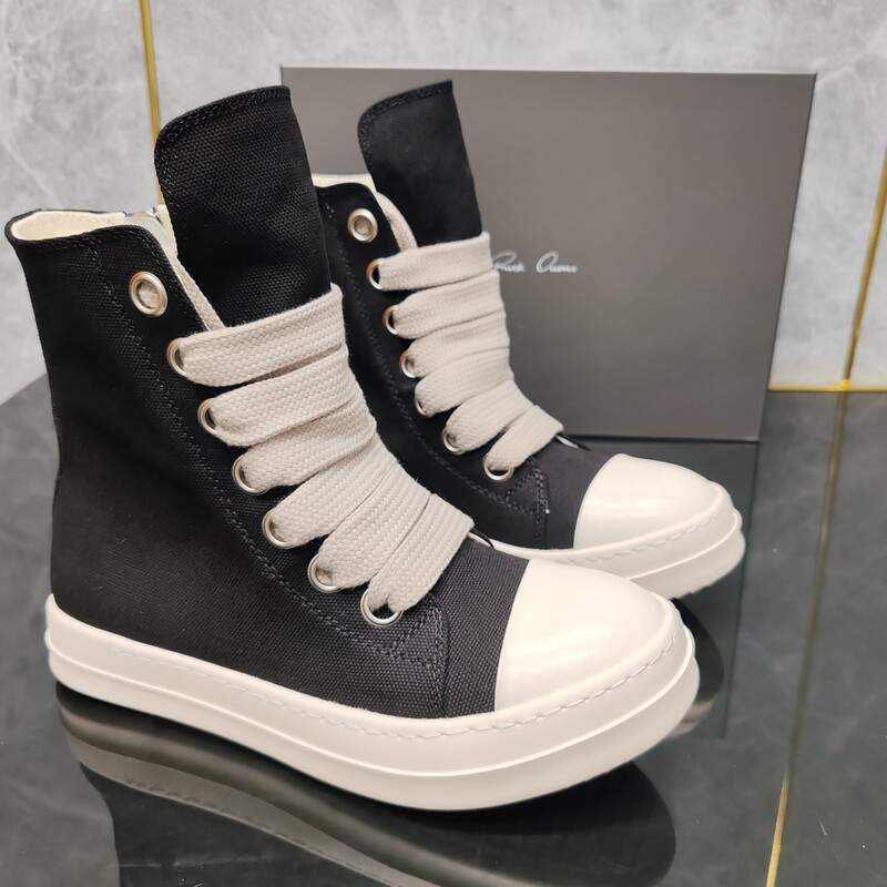 New Ro Black High-Top Men's Shoes Canvas Sneakers Casual Fashion Thick Soles Simple Trbottomyy Versatile Women's Shoes Couple Style New Ro Black High-Top Men's Shoes Canvas Sneakers Casual Fashion Thick Soles Simple Trbottomyy Versatile Women's Shoes Couple Style