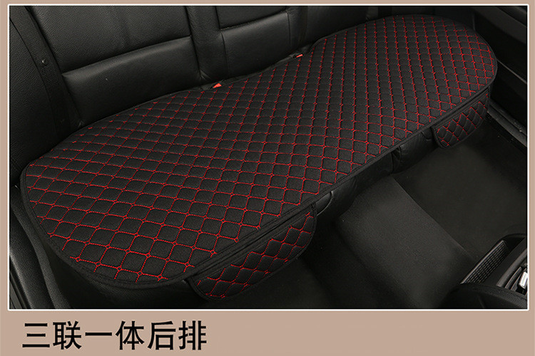 Car Seat Cushion Four Seasons Breathable Linen Universal