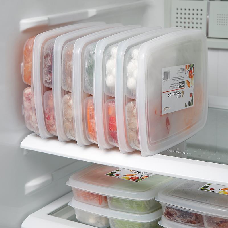 Refrigerator cooked food storage box Lochi Food Box Question Fresh Box Meat to Det Frozen Box Vegetable Storage 2