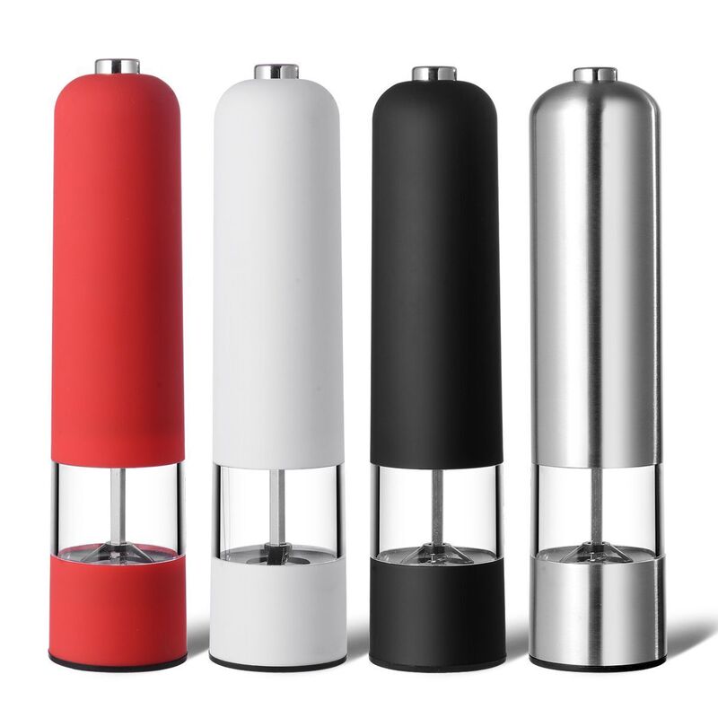 glossing pepper grinder artifact fry steak seasoning tank black pepper grinder electric cross-border sea salt mill