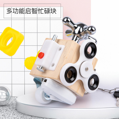 children Early education Toys Puzzle Montessori Monte Soe Lee Teaching aids music Small bell Be busy Unlock Toys Be busy