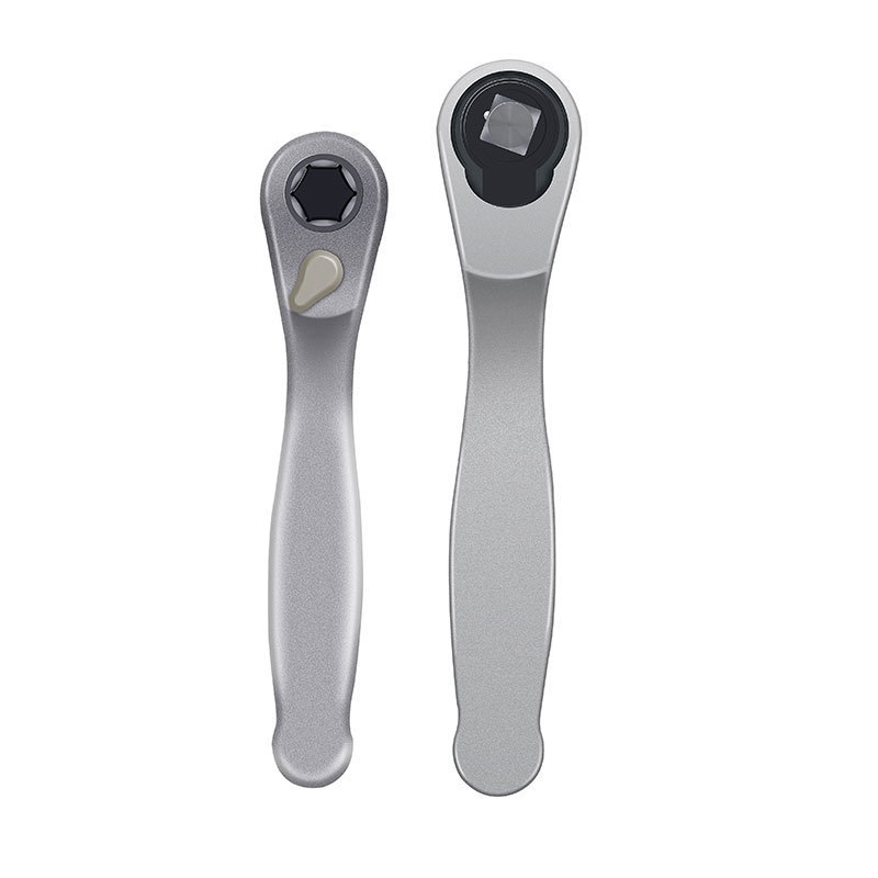 新しい 2-in-1 ラチェットソケットビットハンドルミニラチェットレンチドライバー小型フライ双方向クイックレンチ|undefined