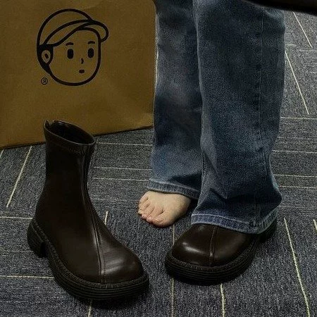 Черные британские сапоги Martin мотоциклетные сапоги 2024 одиночные сапоги