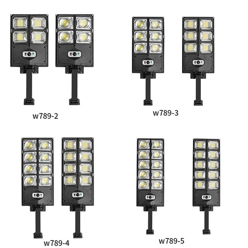 Cross-border integrated solar street light solar garden light with remote control outdoor human body induction solar light
