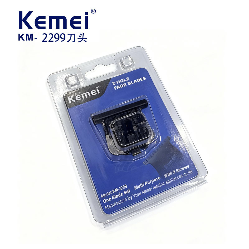 Kemei Kemei cortador de pelo eléctrico KM - 2299 cuchillas de tijeras eléctricas originales de empuje profesional de metalurgia en polvo al por mayor