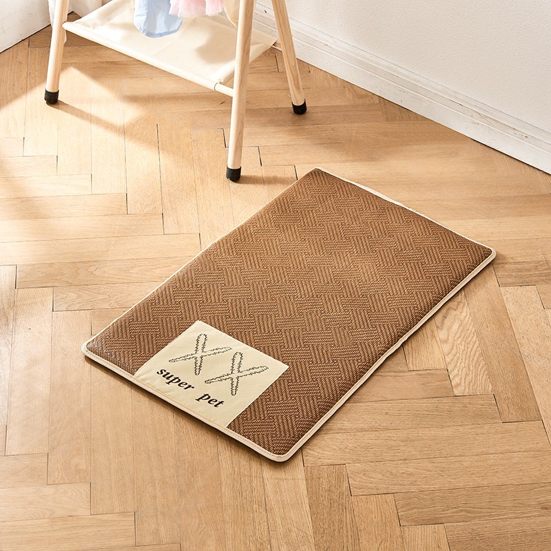 Estera de esponja amarilla extraíble y lavable