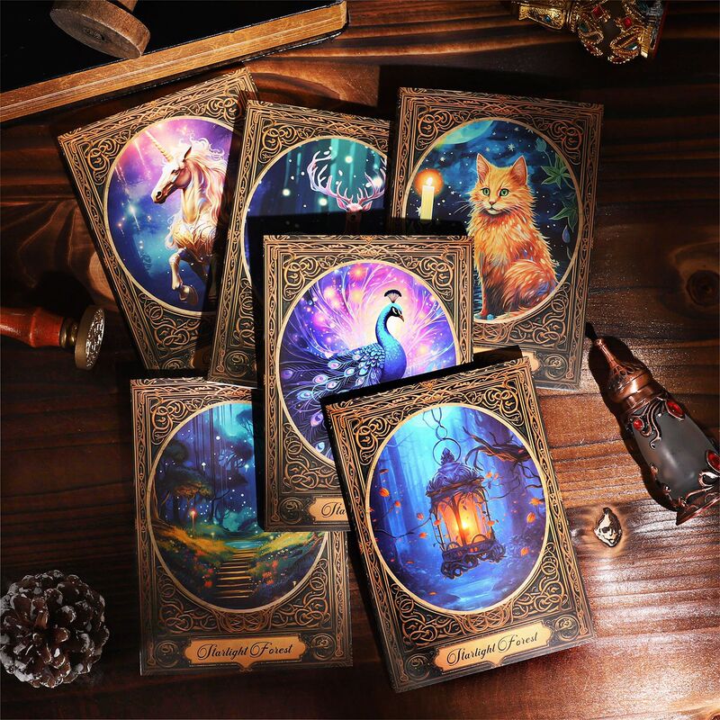 A Beautiful Day Material This Starlight Forest Series Magic Forest Theme Hand Account DIY Base 30 6