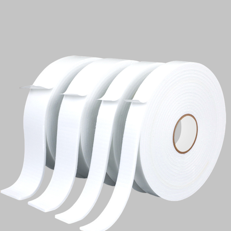 Cinta de espuma de alta incidencia Cinta de doble cara Cinta adhesiva fuerte Pegamento de esponja de PE blanco Pegamento de espuma hecho a mano para publicidad de oficina Sellador