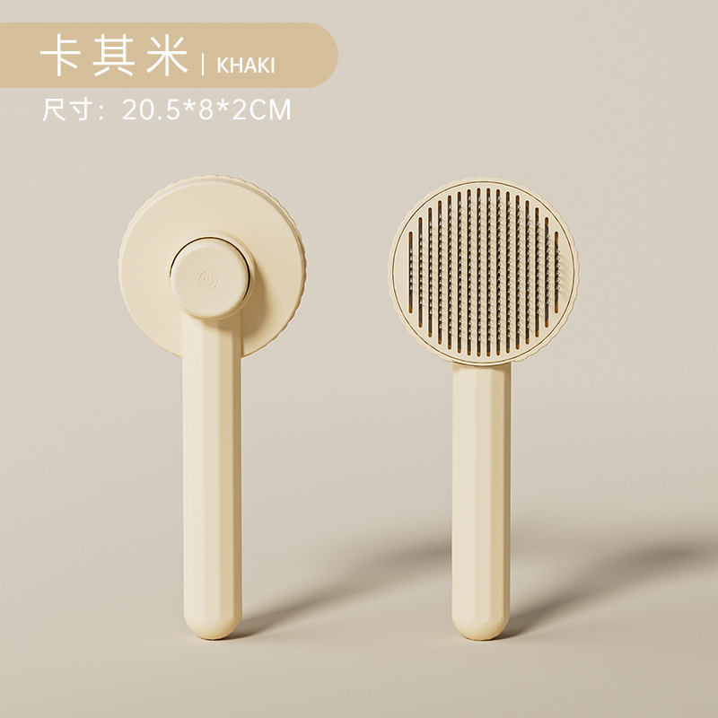 Oído de gato cabeza de oso gato peine nueva mascota gato peine flotante aguja de pelo peine suave gato fábrica de pelo en stock al por mayor