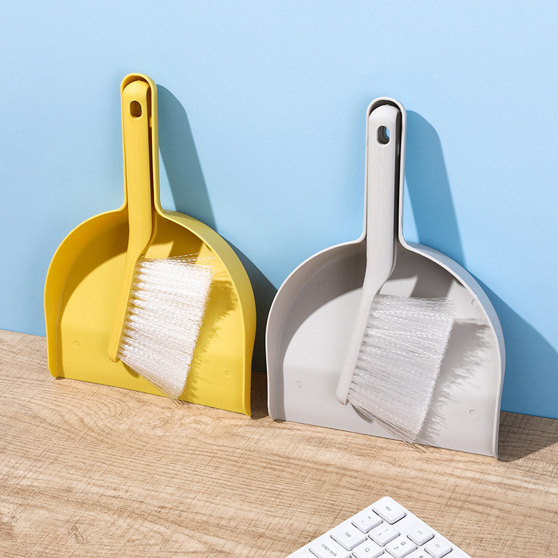 Household Cleaning Brush suit Multifunctional Desktop Dustpan Broom Combination Pet Shovel Small Broom Car Garbage Pinch