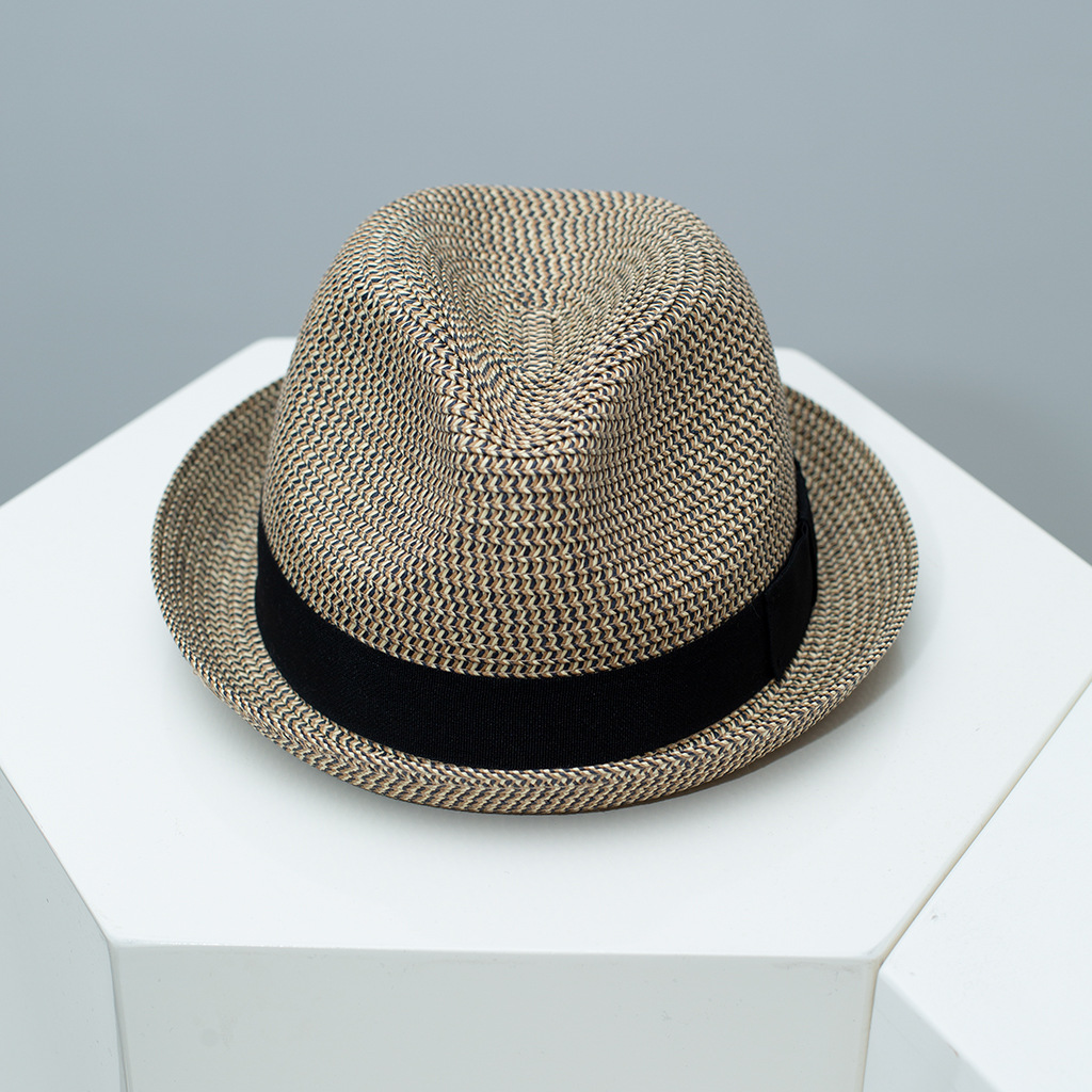 Vintage Sun Hat 2026 Outdoor UV-Protective Handmade Straw Hat For Men, Protection Sun Hat, Lightweight And Foldable_voghion.com