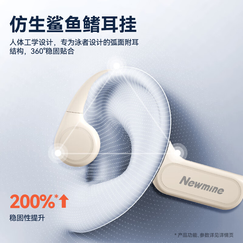 G06 Knochenleitungs-Bluetooth-Kopfhörer [Professioneller Wassersport] IP68 Staub- und Wasserschutz mit integriertem 32 GB Speicher