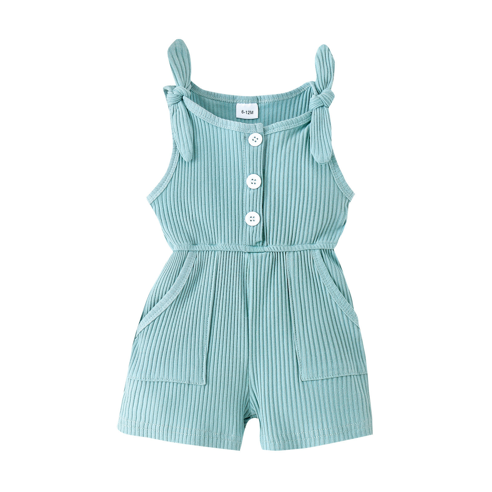 2026 comercio exterior ropa infantil de verano niñas arco de arco para niños monjes de mujer tesoro mono mono mono mono casuales moda image 9