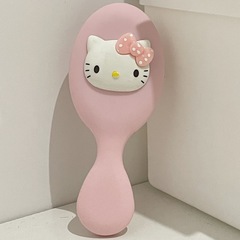 かわいいアニメの猫の大きい耳の犬のエアクッションの櫛の携帯マッサージの櫛のかわいいプリントのミニの櫛