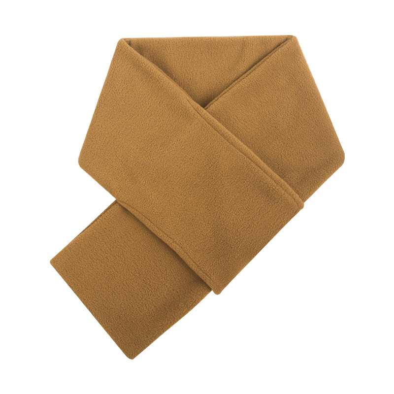 Bufandas cálidas de moda de invierno simple de color sólido para hombres agitando grano de terciopelo para proteger el cuello de las mujeres exportaciones transfronterizas