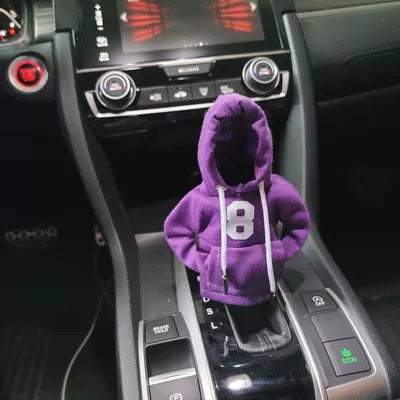 Dust Cover Shift Lever Car Sürətlər qutusu və əl tormozu başlıqları - purple-number-8
