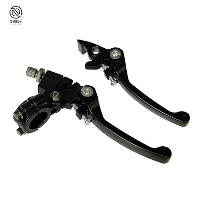 Motorcycle modified CNC brake upper pump clutch assembly 22MM clutch handbrake assembly hydraulic disc brake pump (Other brake systems) - black