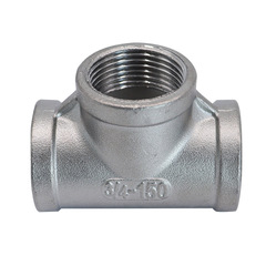 201/304/316L stainless steel internal thread tee equal diameter tee fitting water heating accessories 