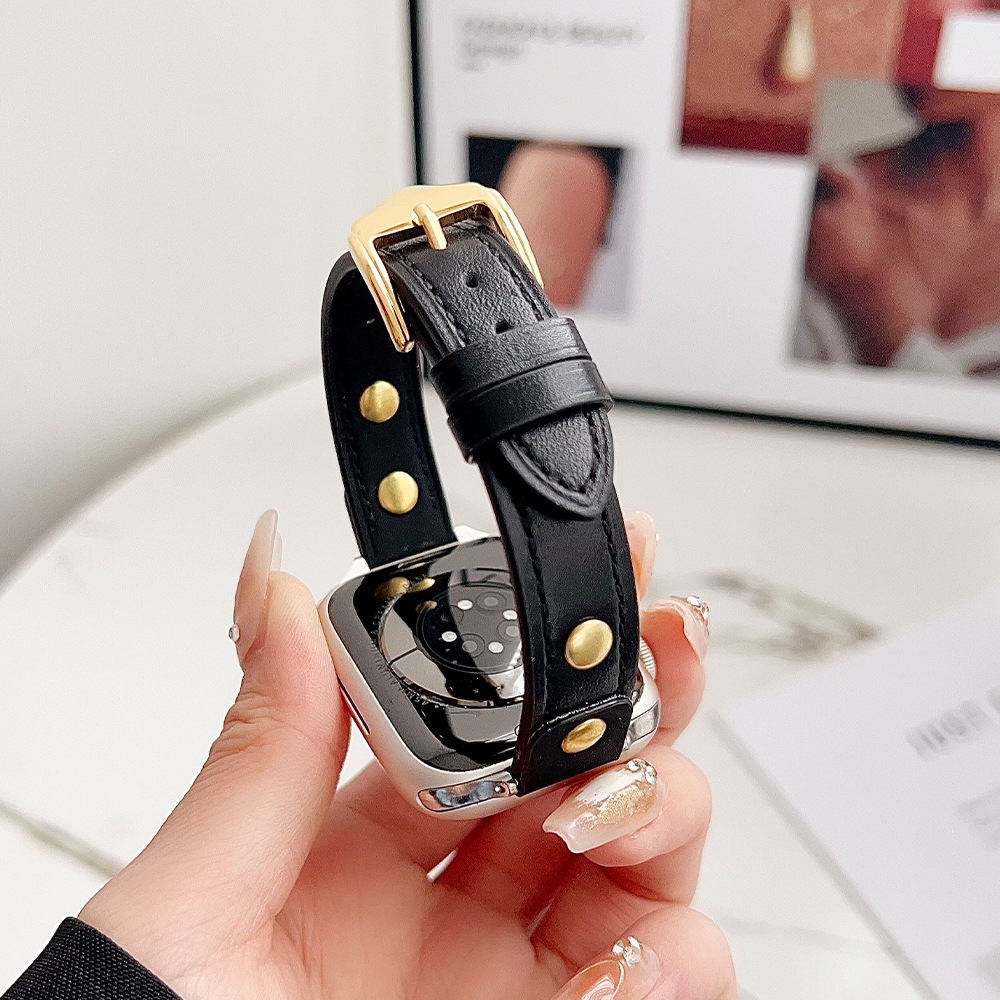 30g Weight Watch Strap Classification Genuine leather Material Round Pattern Casual, Simple Style Style Casual Simple Style Round Watch Strap 20