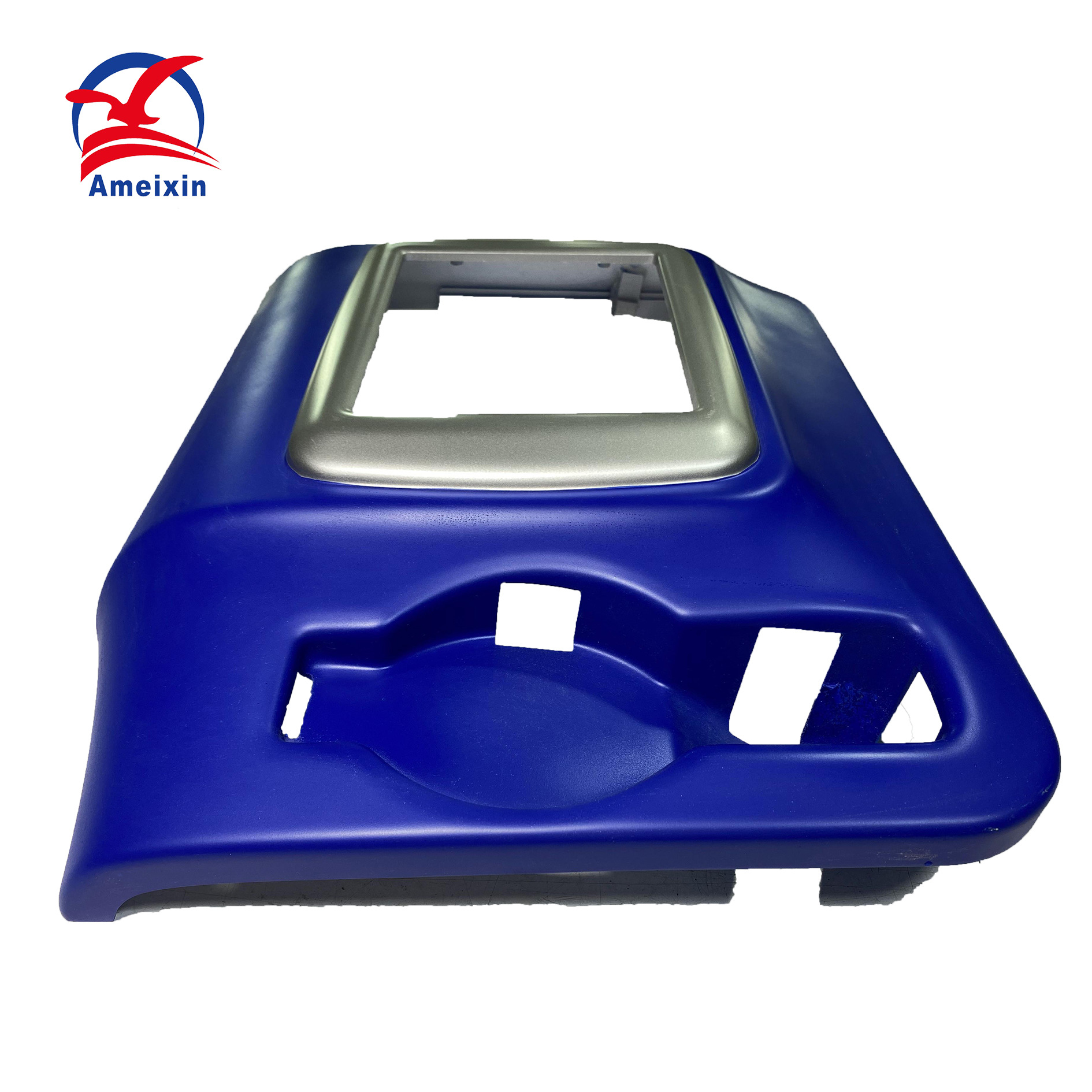 蓝色塑胶盖板外壳大型厚片吸塑厂家批发医疗仪器设备塑料外壳件