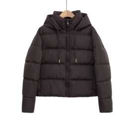 ZR女装 欧美风2025秋季新品通勤风简约百搭保暖短款棉服外套2699