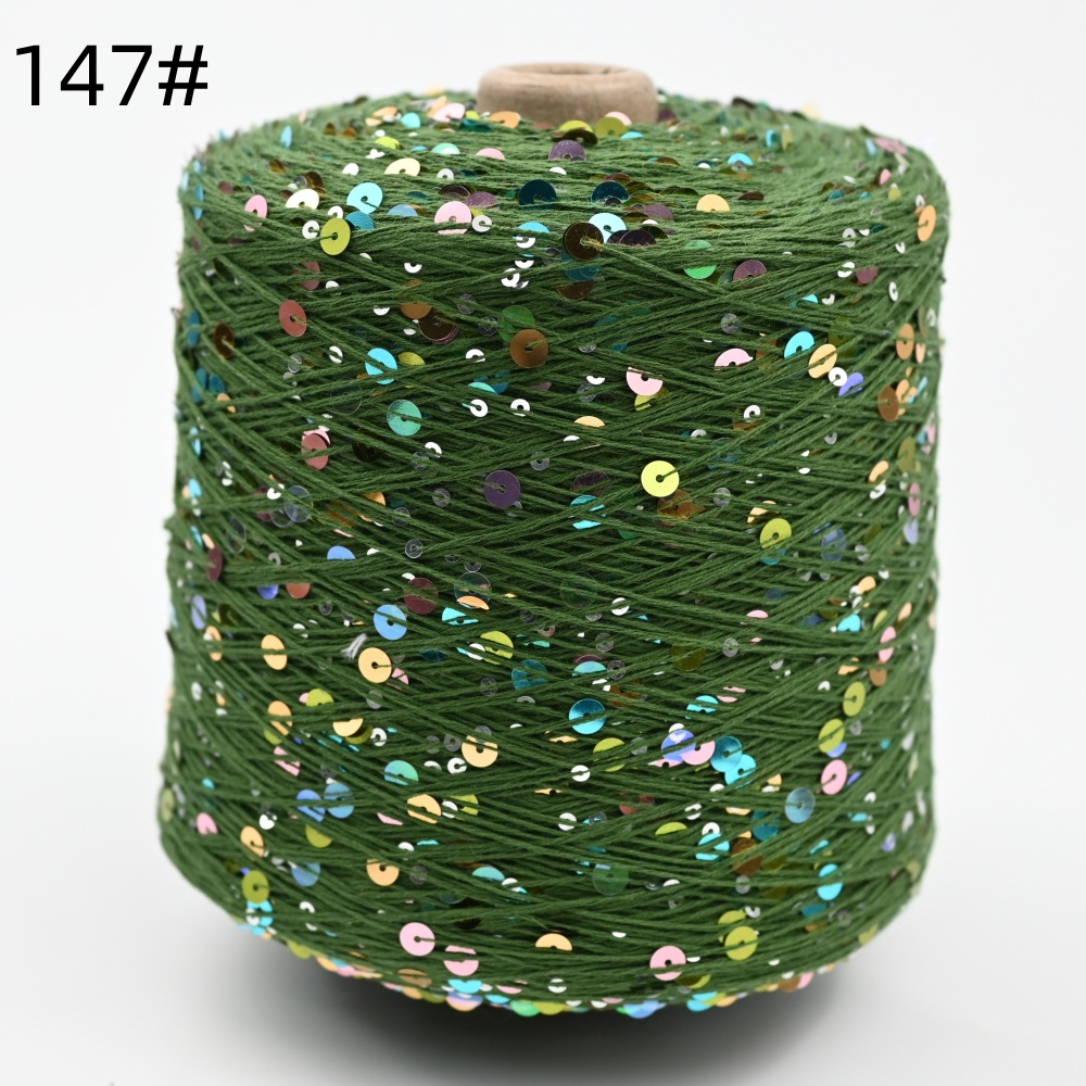 500 gramos de hilo de algodón 3mm 6mm hilo de lenteja tejido a mano