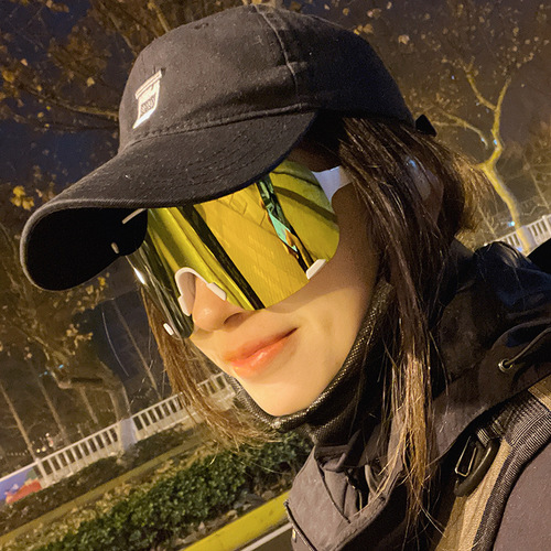 骑行眼镜公路自行车护目镜户外防风墨镜男女2024新款大遮脸太阳镜