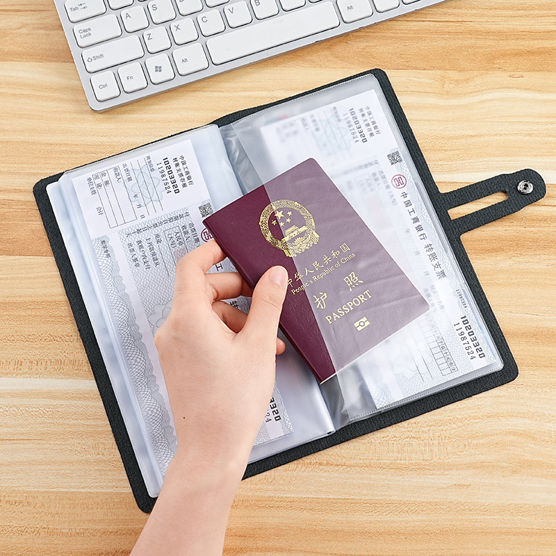 Bolsa de tarjetas de alta sensación simple bolso pequeño conveniente portátil tarjeta de identificación delgada tarjeta bancaria bolso de tarjetas de identificación cepillo antirrobo